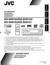 JVC KD-SH9101 Instructions Manual