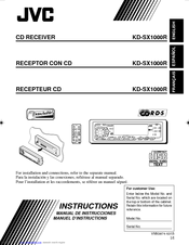 JVC KD-SX1000R Instructions Manual