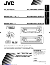 JVC KD-SX50MJ Instruction Manual