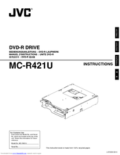 Jvc MC-R421U Instructions Manual