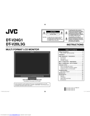 JVC DT-V24G1 Instructions Manual
