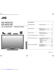 JVC GD-463D10E Instructions Manual