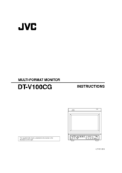 JVC DT-V100CG/E Instructions Manual