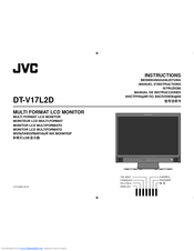 JVC DT-V17L2DU - High-Definition DTV Monitor Instructions Manual