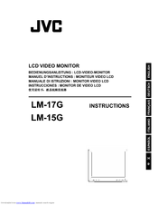 JVC LM-15G/EA Instructions Manual
