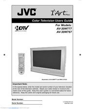 JVC AV-30W777, AV-30W767 User Manual