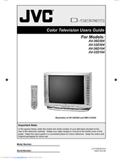 Jvc AV 32D104 User Manual