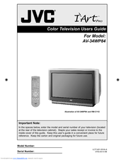 Jvc I' Art Pro AV-34WP84 User Manual
