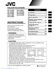 JVC AV-2104EE Instructions Manual