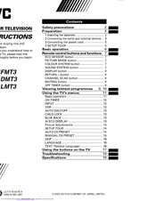 JVC AV-21DMT3 Instructions Manual