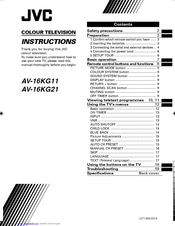 JVC AV-16KG11 Instruction Manual