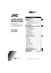 JVC AV-21Y211 Instruction Manual