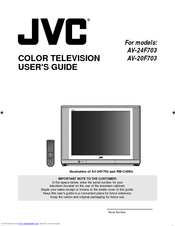 JVC AV-24F703 User Manual