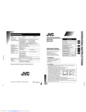 JVC AV-21FT Operating Instructions Manual