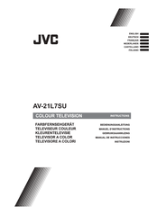 Jvc AV-21L7SU Instructions Manual