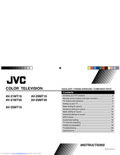 JVC AV-25MT16 Instructions Manual