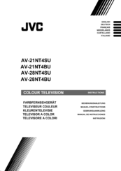 JVC AV-28NT4BU Manual D'instructions