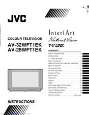 JVC AV-28WFT1EK Instructions Manual