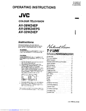 JVC AV-32WZ4EP Operating Instructions Manual