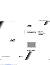 JVC AV-32H35SAE Instructions Manual