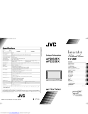 JVC InteriArt AV28S2EK Instructions Manual