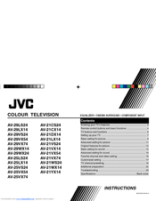 Jvc COLOUR TELEVISON AV-29LS24 Instructions Manual