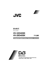 JVC InteriArt HV-32D40BK Instructions Manual