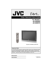 JVC I' Art Pro AV-30W575 User Manual