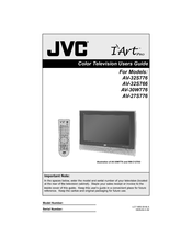 JVC I' Art Pro AV-32S766 User Manual