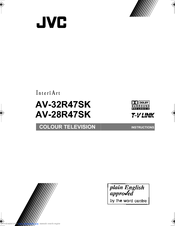 JVC InteriArt AV-28R47SK Instructions Manual