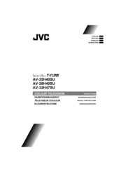 JVC InteriArt AV-32H40SU Instructions Manual