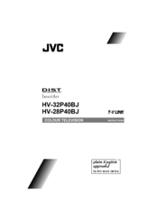 Jvc InteriArt HV-28P40BJ Instructions Manual