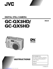 Jvc GC-QX3HD Instructions Manual