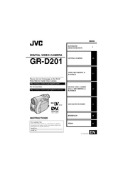 JVC GR-D201 Instructions Manual