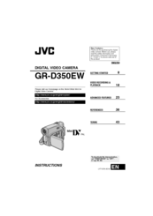 JVC GR-D350EW Instructions Manual