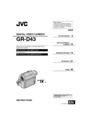 JVC GR-D43 Instructions Manual