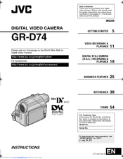 JVC GR-D74US Instructions Manual