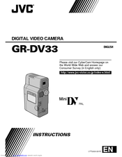 JVC GR-DV33 Instructions Manual