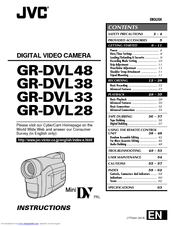 JVC GR-DVL28 Instructions Manual
