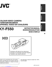 JVC KY-F550E Instruction Manual