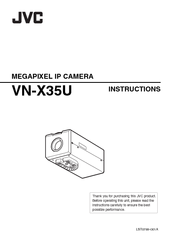 JVC VN-X35U - Network Camera Instructions Manual