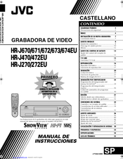 JVC GRABADORA DE VIDEO HR-J4270 Manual De Instrucciones