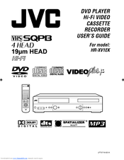 Jvc HR-XV1EK User Manual