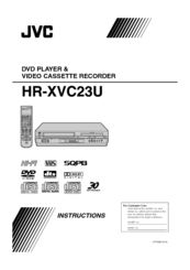 Jvc HR-XVC23U Instructions Manual