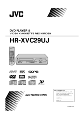 JVC HR-XVC29UJ Instructions Manual