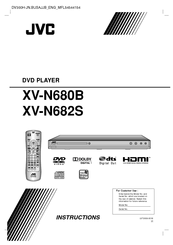 JVC N680B - XV DVD Player Instructions Manual