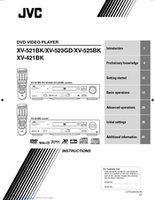 Jvc XV-421BK Instructions Manual