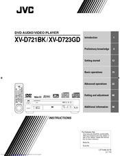 JVC XV-D721BK Instructions Manual