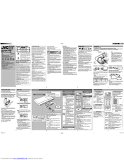 JVC XV-N320B Instructions