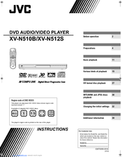 JVC XV-N510B Instructions Manual